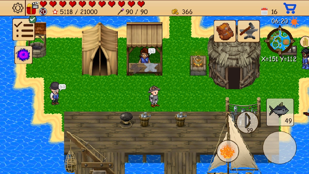 Survival RPG: Pirate Adventure [Free shoping]